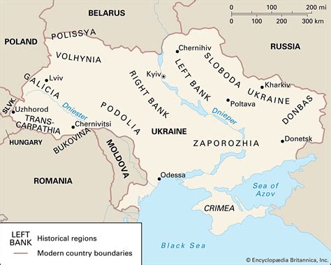 ukraine latest map of historical regions